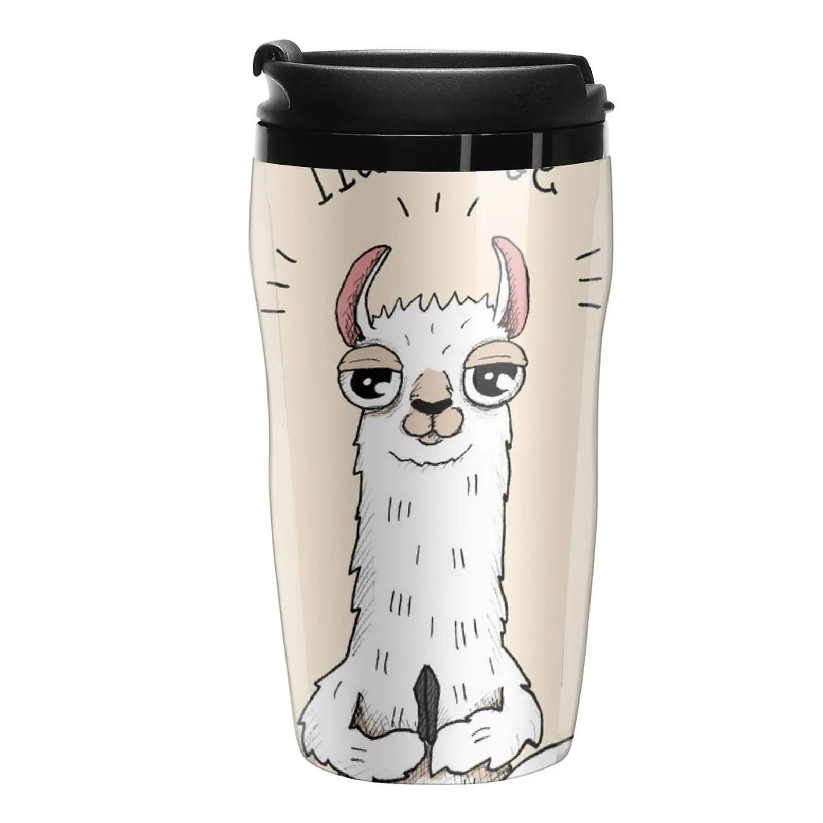 

New Llama yoga pose with llamaste Travel Coffee Mug Glass For Coffee Coffee Cup Espresso Coffee Set