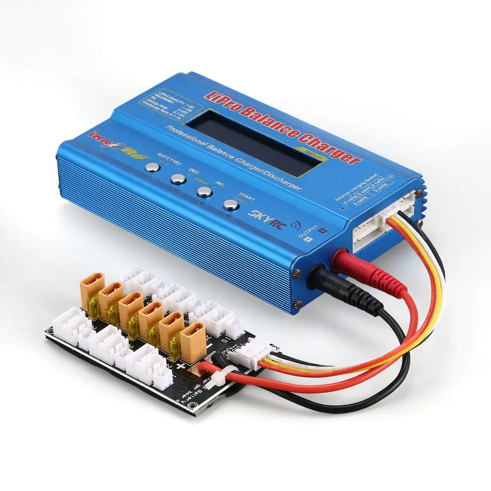 Placa de Carga paralela de batería Lipo 2 en 1, Placa de Carga paralela XT30 XT60, Compatible con 5 Paquetes para batería Lipo 2S-6S Placa de Carga paralela de batería Lipo 2 en 1, Placa de Carga paralela XT30 XT60, Compatible con 5 Paquetes para batería Lipo 2S-6S
