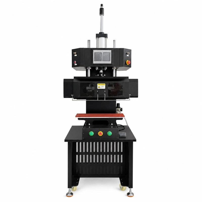 Pneumatic hot and cold press, seamless bonding hot melt pressing setting c