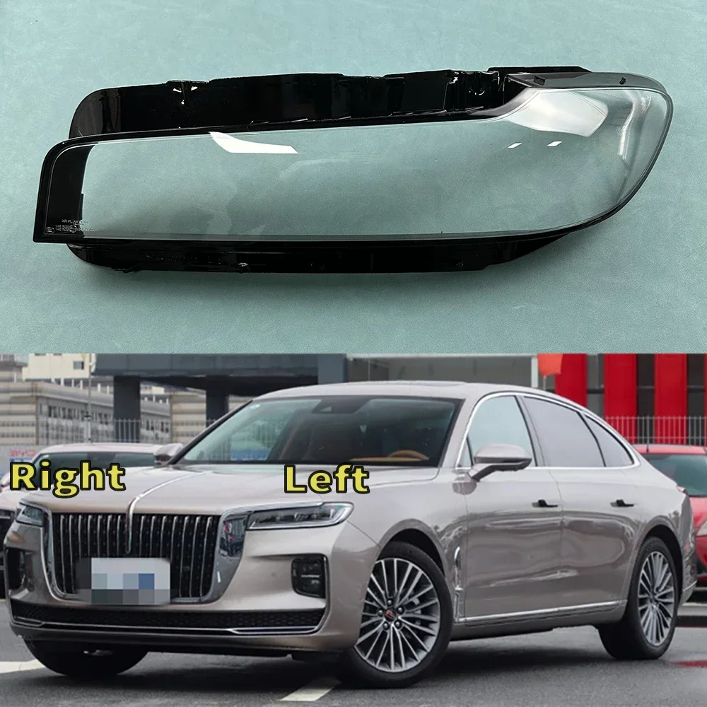 

For Hong Qi H9 2020 2021 2022 Car Front Headlight Cover Auto Headlamp Lampshade Lampcover Head Lamp light glass Lens Shell Caps