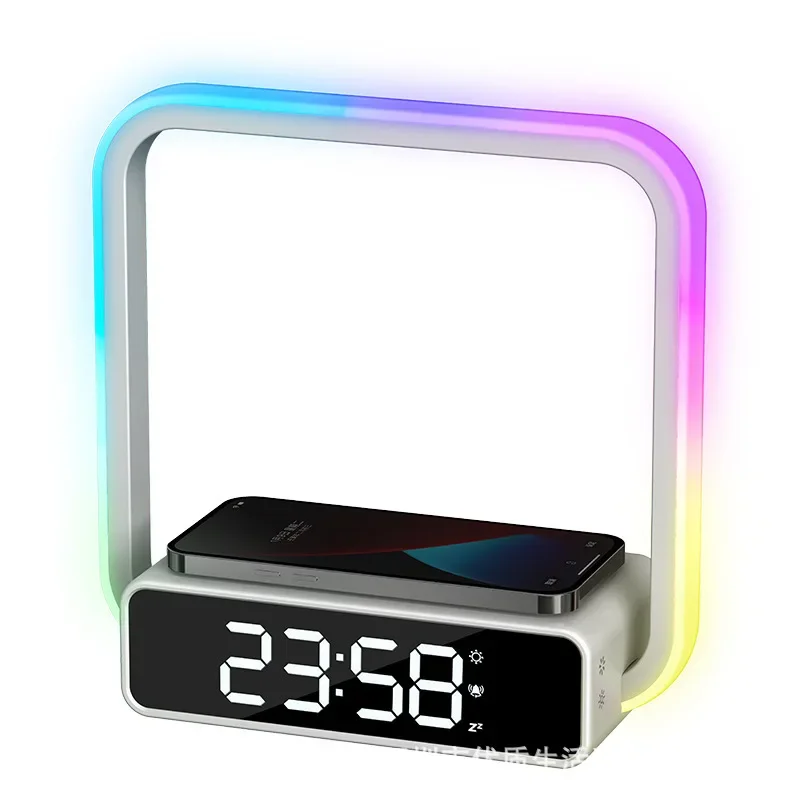 

High definition clock night light, bedroom sleep light