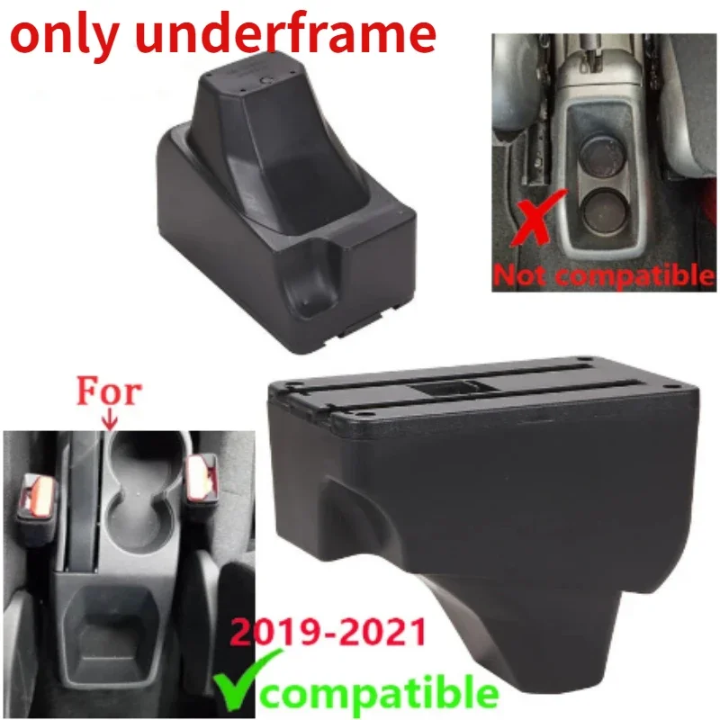 For Peugeot 2008 Armrest For Peugeot 208 Car Armrest box 2019 2020 2021 Retrofit parts Interior details Storage box accessories