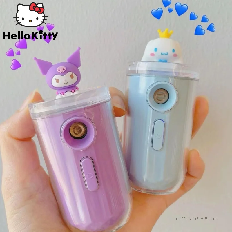 Sanrio Accessories Kuromi Cinnamoroll Water Supply Instrument Y2k Student Summer Face Sprayer Portable Party Props Women Gifts