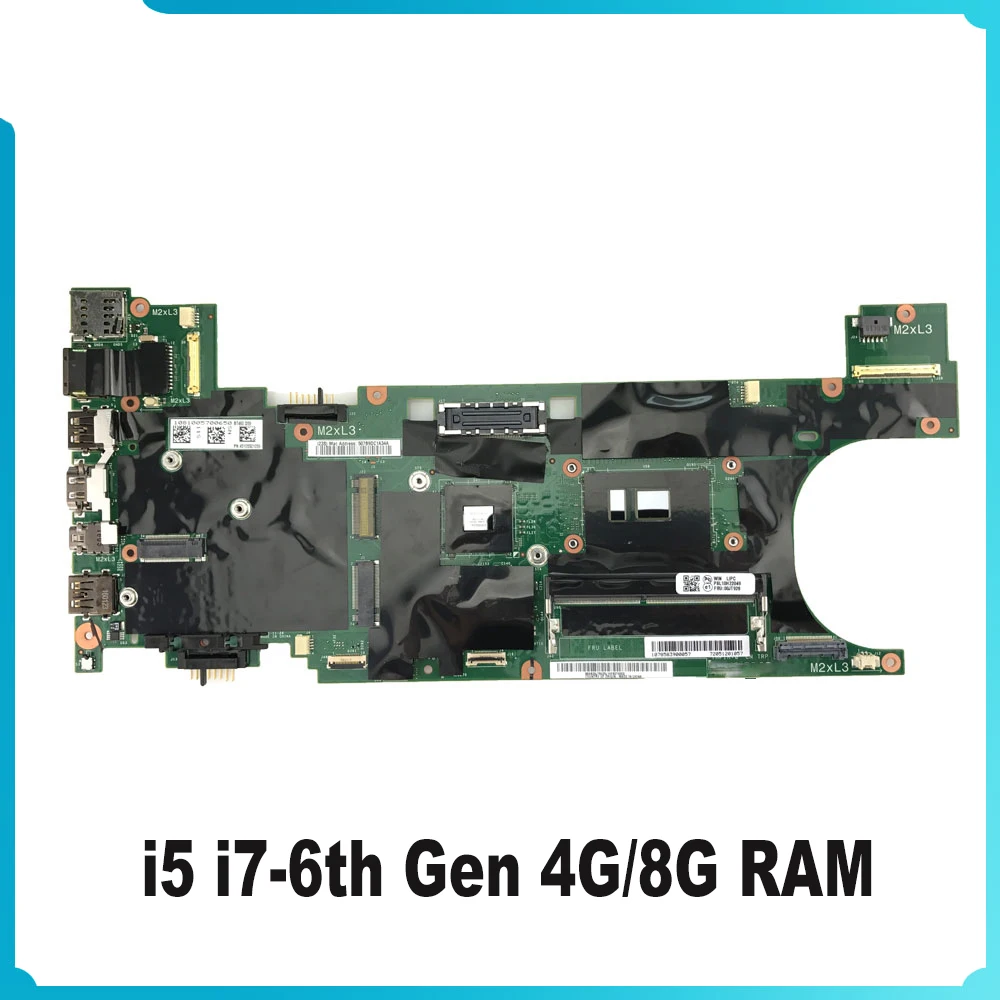 BT460 NM-A421 Laptop Motherboard  For Lenovo Thinkpad T460S Mainboard i5 i7-6th Gen 4G/8G RAM  00JT947 00JT935 DDR4