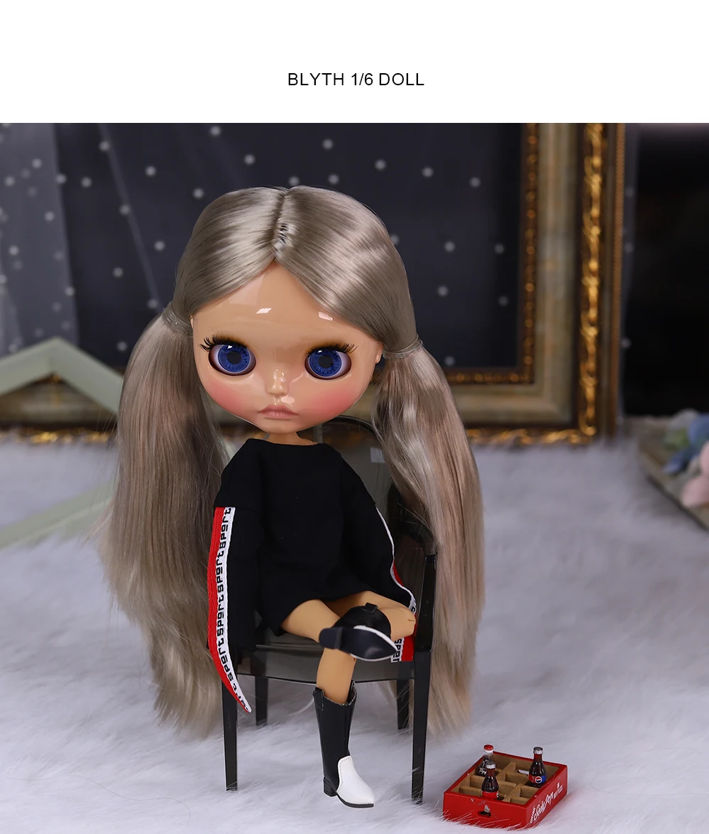 ICY DBS Blyth Puppe BJD Gelenkige Puppe mit Gebräunter Haut Set 1/6 Maßstab 30 cm Mädchen Geschenk Anime SD – Detail 11