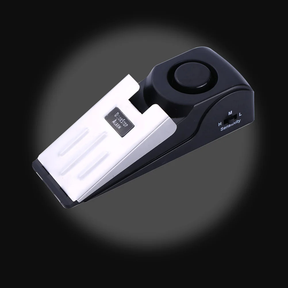 2 قطعة إنذار مضاد للسرقة الباب سدادة الأمن المعادن إسفين أثار بصوت عال المنزل مكتب السفر حماية الباب سدادة