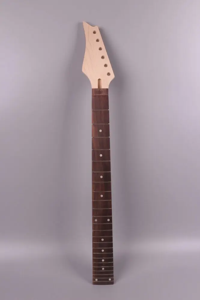 

Yinfente Left Maple Electric Guitar Neck 24Fret 27inch Rosewood Fretboard Baritone Necks