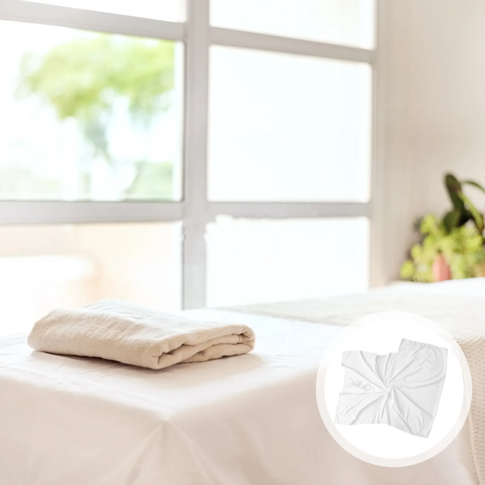 

1 шт. Простыня для массажного стола из полиэстера, мягкая, прочная, многоразовая, быстросохнущая, для салонов красоты и спа, чехол для массажного стола, простыня для салонов красоты