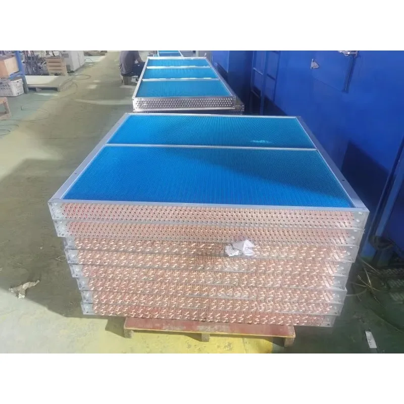 New Refrigeration Aluminum Copper Finned Cold Water Cooler Coil Condenser For Restaurant High Efficiency CE Certified