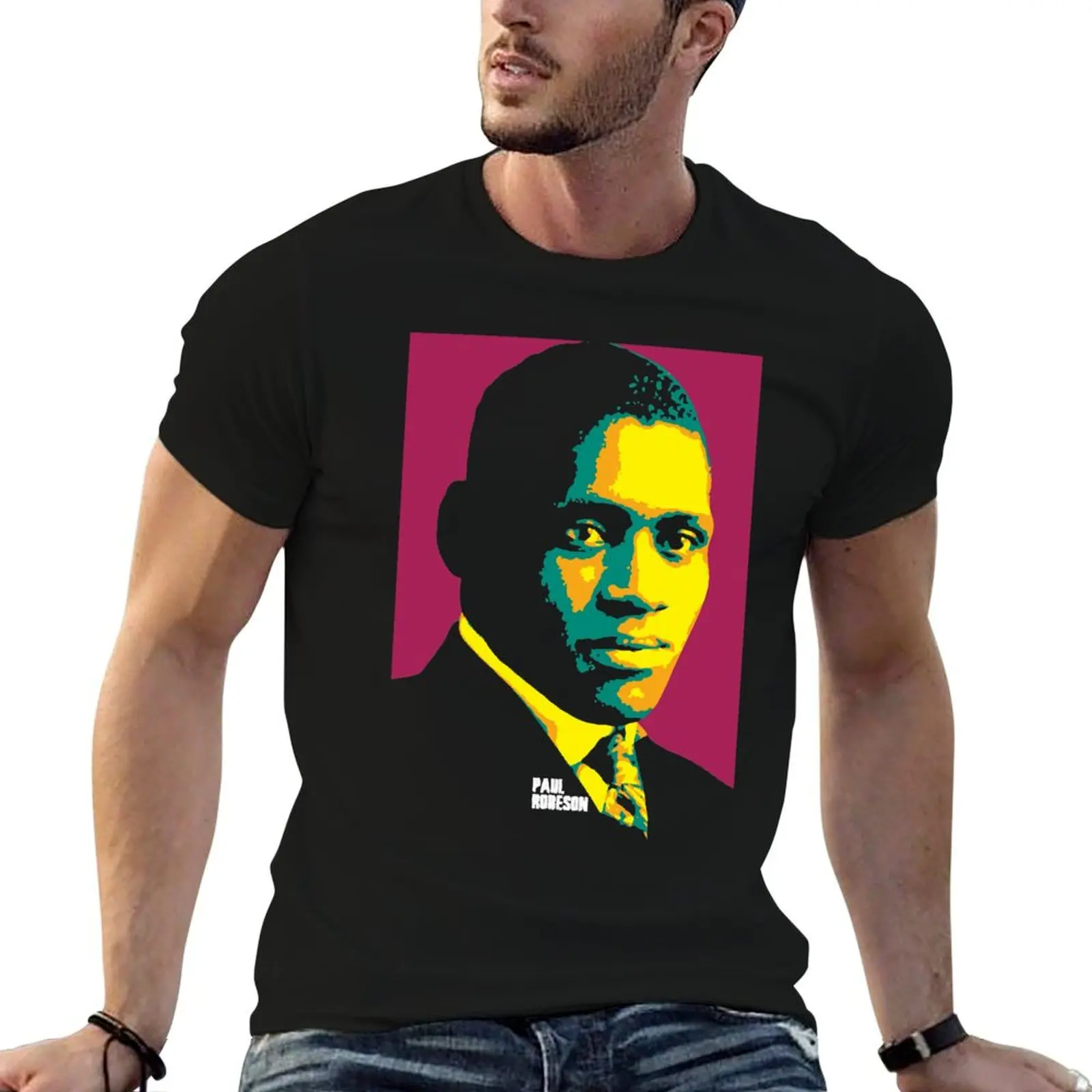 Paul Robeson. Paul Leroy Robeson v4 T-Shirt anime tshirt t shirt for man man t shirt designer T-shirt