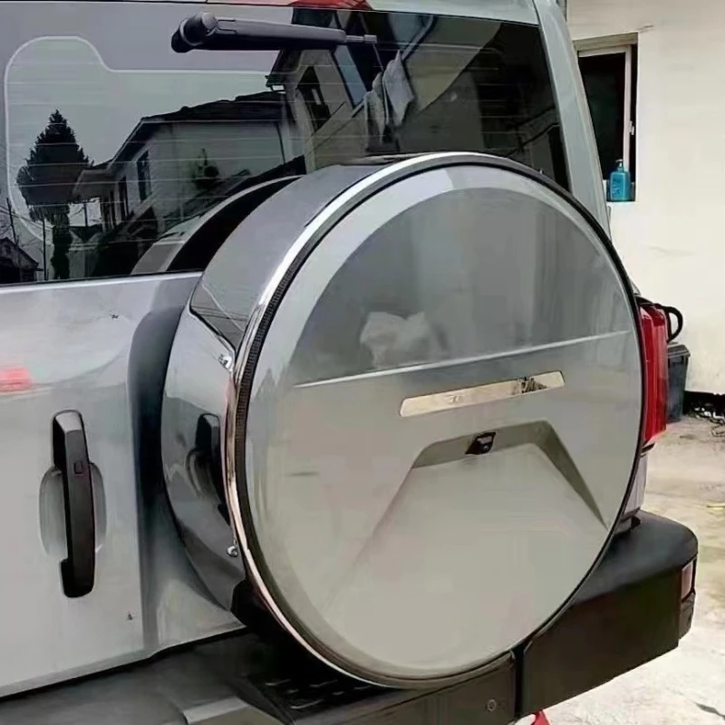 

Suitable for tank 300 large G spare tire cover stainless steel spare tire protective cover off-road modification accessories