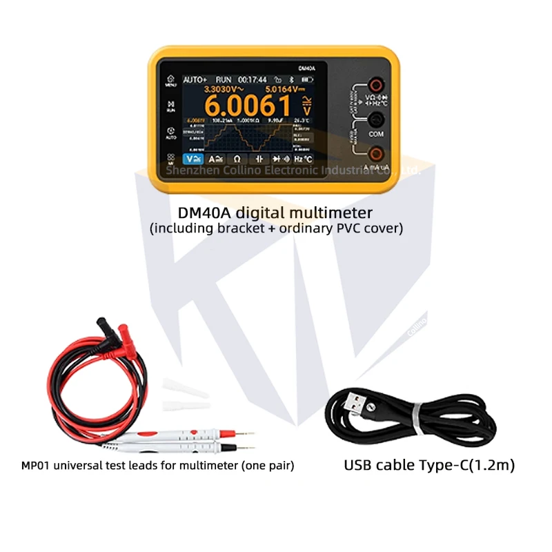 1set DM40 Digital Multimeter 4-Digit Semi-Oscilloscope Signal Generator Three-In-One Handheld Portable DM40B DM40C image 3