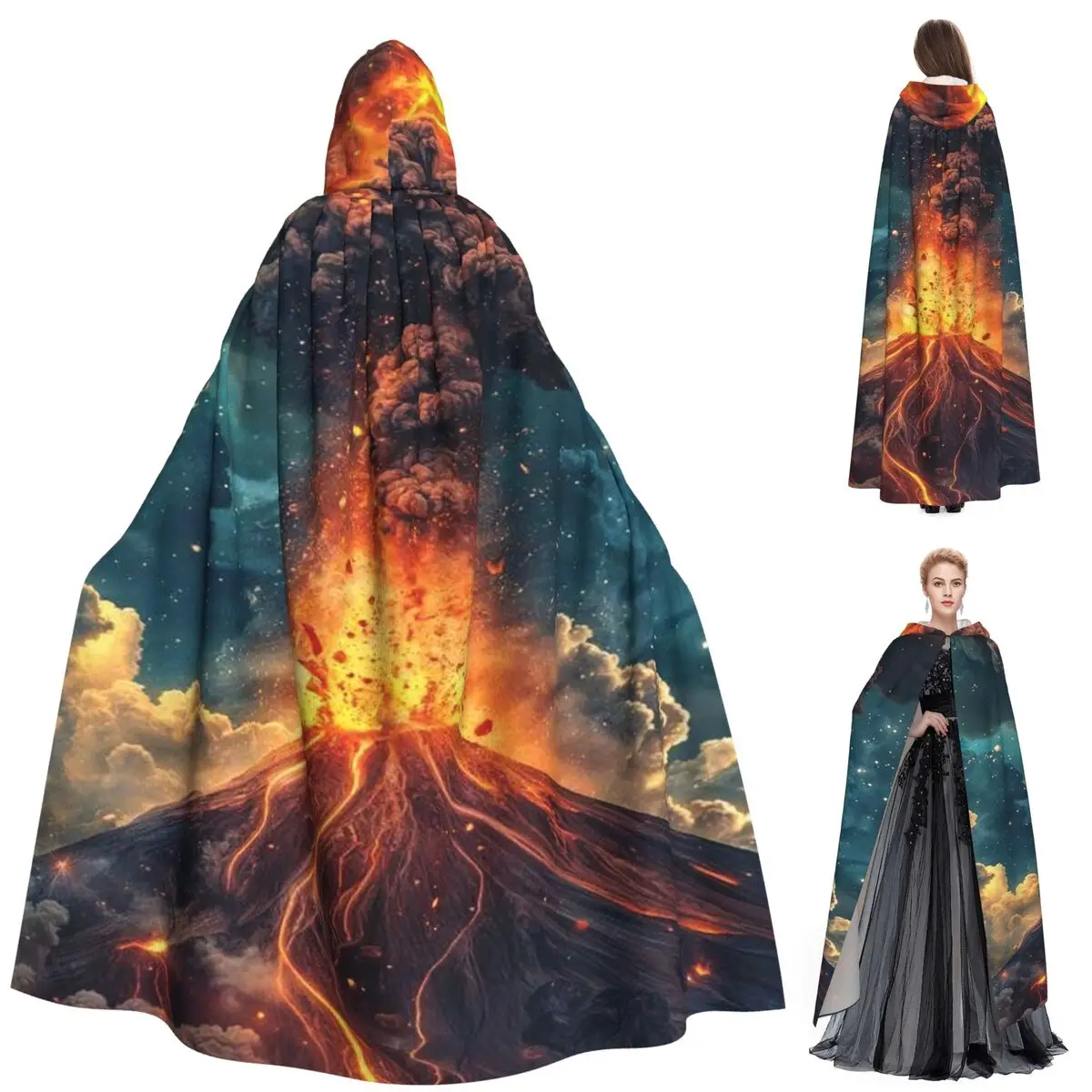 

Плащ ведьмы средневековый костюм накидка для косплея