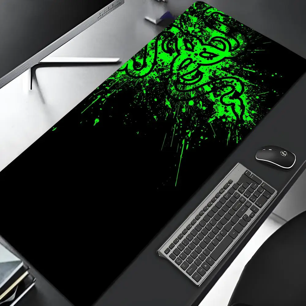 Imagem -03 - Razer Gaming Mouse Pad com Borda de Bloqueio Grande Arte de Borracha Mousepad Laptop Desk Mat Grande Computer Gamer Escritório