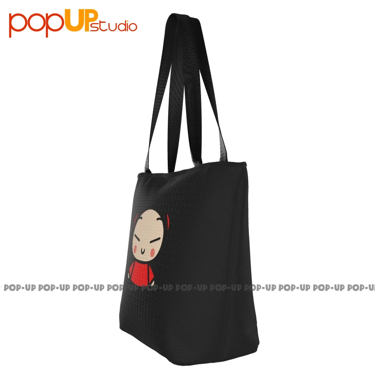 Pucca Love Garu Cute Korean Cartoon Show Kawaii Outdoor Handbags Lunch Bag Shopping Bag Tear-Resistant