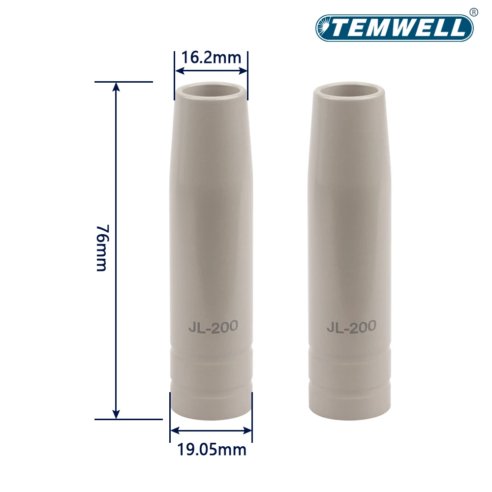 Imagem -03 - Temwell-mig Pistola de Solda Ponta Mondstuk Shell Cup Ajuste para Modelos Co2 Acessórios Arco 200a