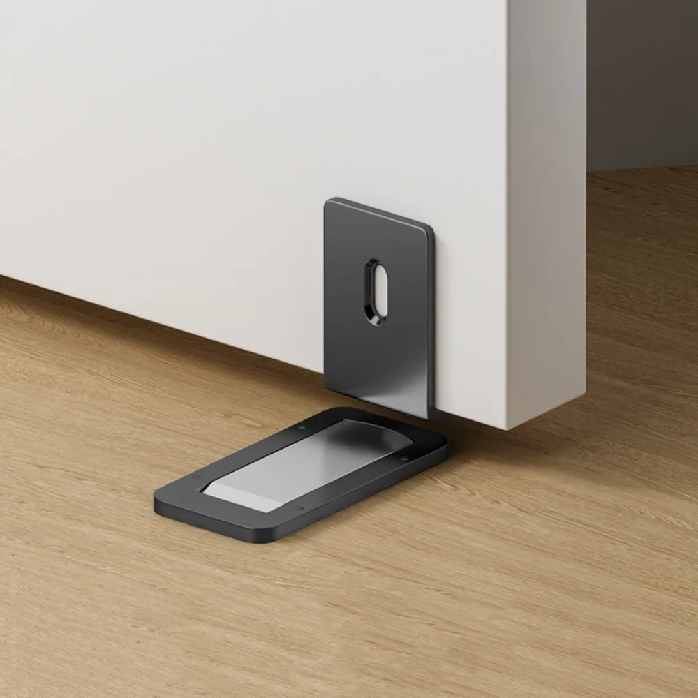 

Stainless Steel Ultra Thin Door Stopper Ultra Thin Strong Magnetic Invisible Door Stopper Extremely Narrow Anti-collision
