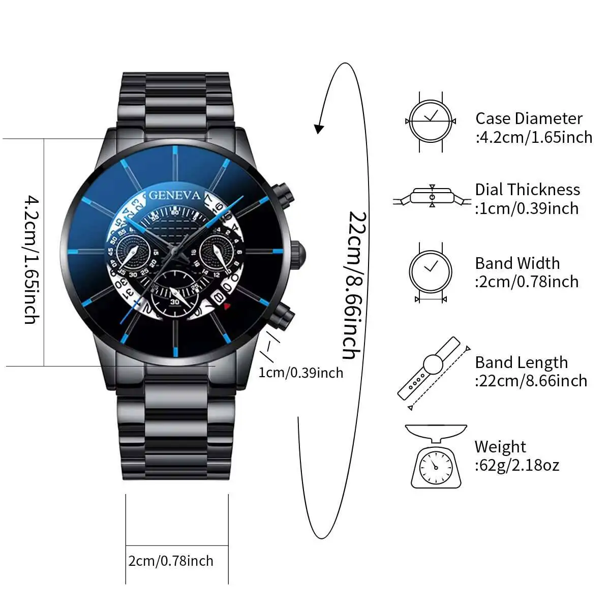 2 STUKS Mannen Zakelijke Horloges Mode Stalen Band Mannelijke Analoge Quartz Horloge Lederen Armband Set Relogio Masculino (zonder Doos