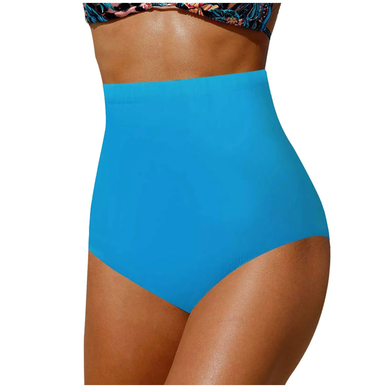 Women's High Waisted Swimsuit Bikini Bottoms Tankini Bottoms Swim Shorts plus Size Board Shorts Women