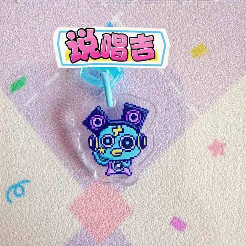 تماغوتشي الاكريليك الغبار التوصيل بيري العالم ميلودي العالم نوع-C تماغوتشي يوني التبديل Kawaii قلادة قلادة هدية عيد ميلاد 4u Pix M