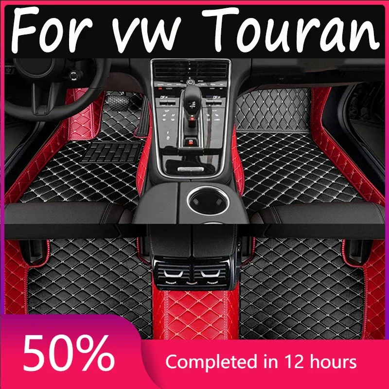 

Car Floor mats for vw Touran 2015 2014 2013 2012 2011 2009 2008 2007 2006 Carpets Rugs Pads Interior Parts Accessories
