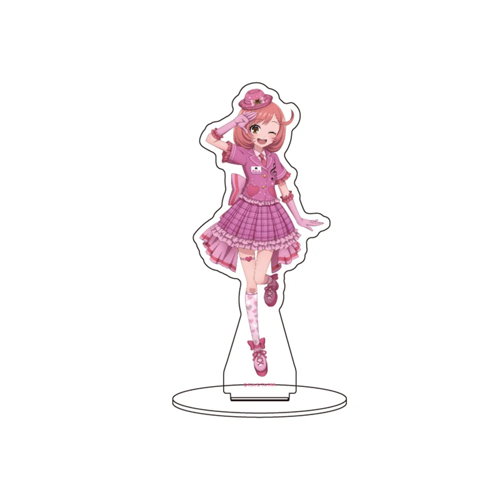 15CM Charm Anime Rainbow Live station  Acrylic Stand Model Cosplay Characters Ornament Accessories Goods Collection Gifts