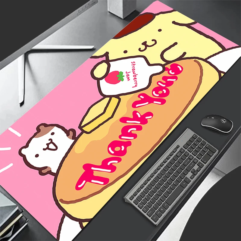 Moda mouse pad bonito dos desenhos animados grande gaming mousepad 900x400 grande teclado tapete de mesa à prova dwaterproof água para computador portátil mouse pads