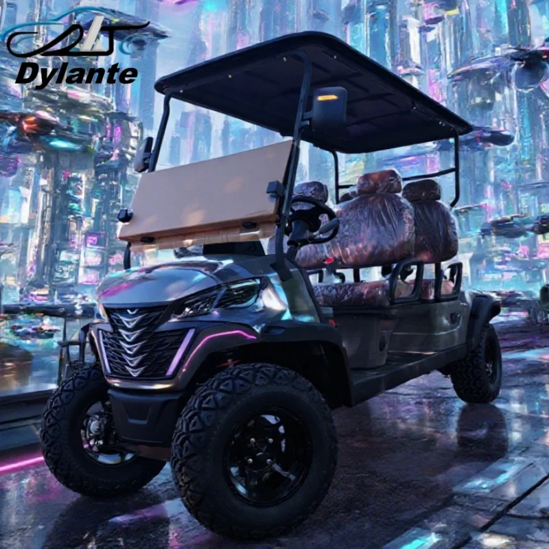 

Хорошая цена Электрический клубный автомобиль 4-местные тележки для гольфа с литиевой батареей Уличная легальная внедорожная электрическая тележка для гольфа Низкие расходы на эксплуатацию