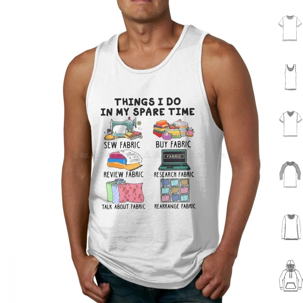 Things I Do In My Space Time Sew Fabric Buy Fabric Review Fabric Tank Tops Vest Sleeveless Things I Do In My Space Time Sew