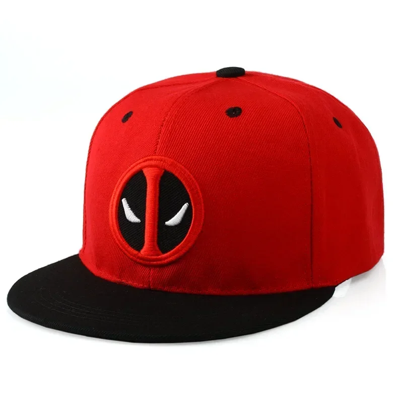 Marvel Deadpool Kids Baseball Cap Anime Cartoon Adjustable Cap Outdoor Summer Breathable Cosplay Sports Hat Toy Birthday Gifts