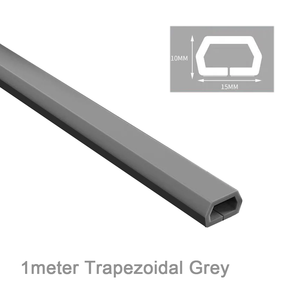 1 M Floor Cord Cover For Wires On Floor Cord Hider Floor Cable Management Wire Cover PVC Trunking Home Accessories