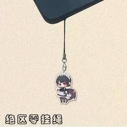 Zenless Zone Zero Billy Von Ellen Joe Koleda Mobile Phone Chain Metal Acrylic Cellphone Chain For Phone Lanyard Keychain Jewelry