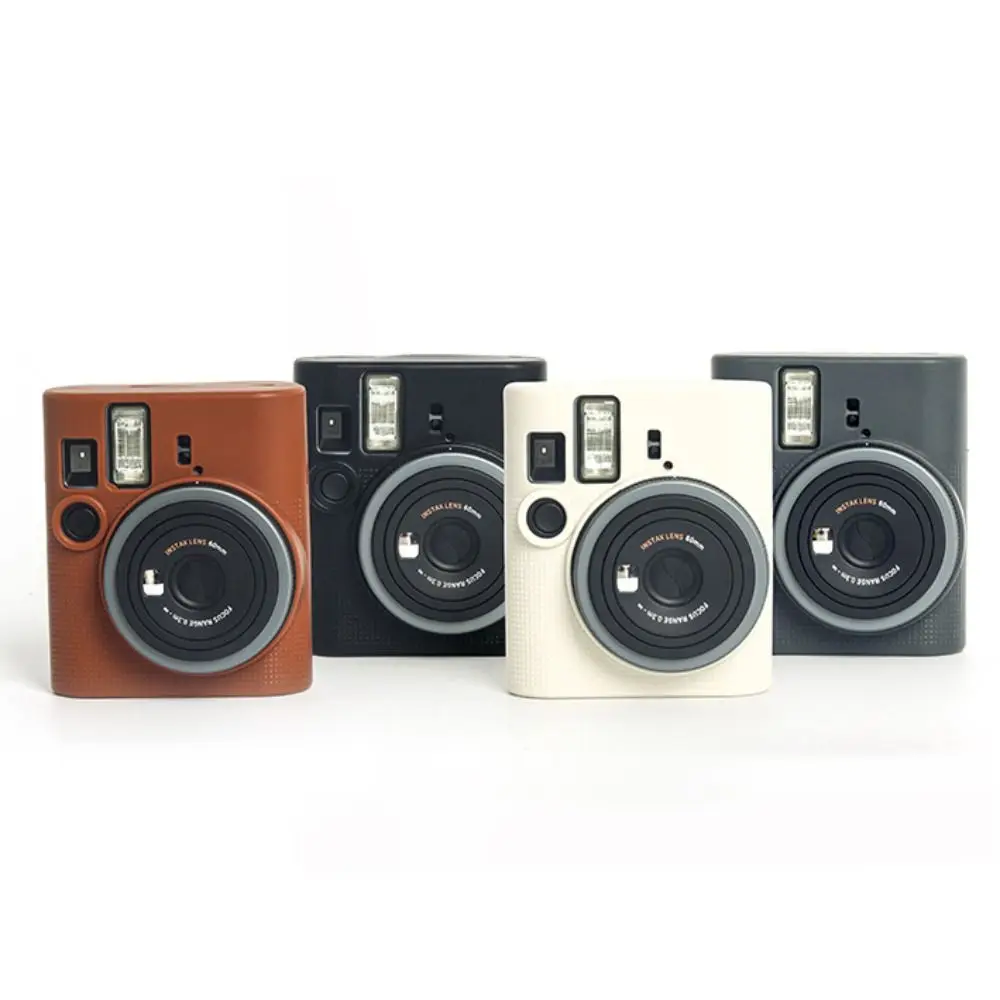 Solid Color Soft Silicone Instant Camera Case Wear Resistant for Fujifilm Instax Mini 41 Camera Shockproof Camera Accessories