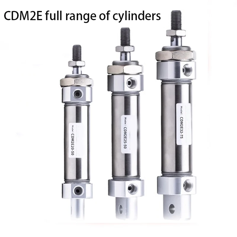 

SMC TYPE CDM2E20 25 32 40 Mini Air Cylinder Standard Type Double Acting stroke 20-200mm CDM2E20-50Z CM2E32-75 CDM2E25-100Z