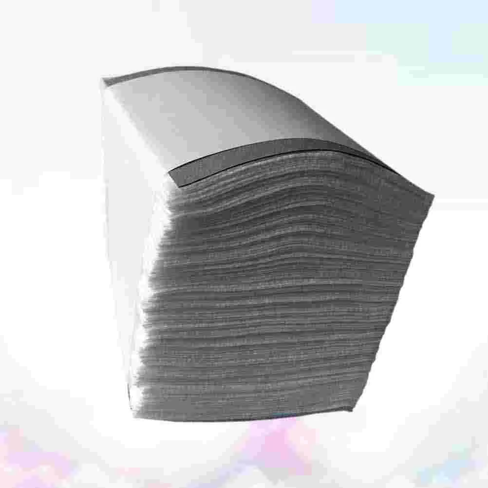 300PCS Vlies Blätter Faltbare Typ Make-Up Entferner Pads Gesichts Hautpflege Tuch Stück für Home Salon Verwenden (10CM Weiß)