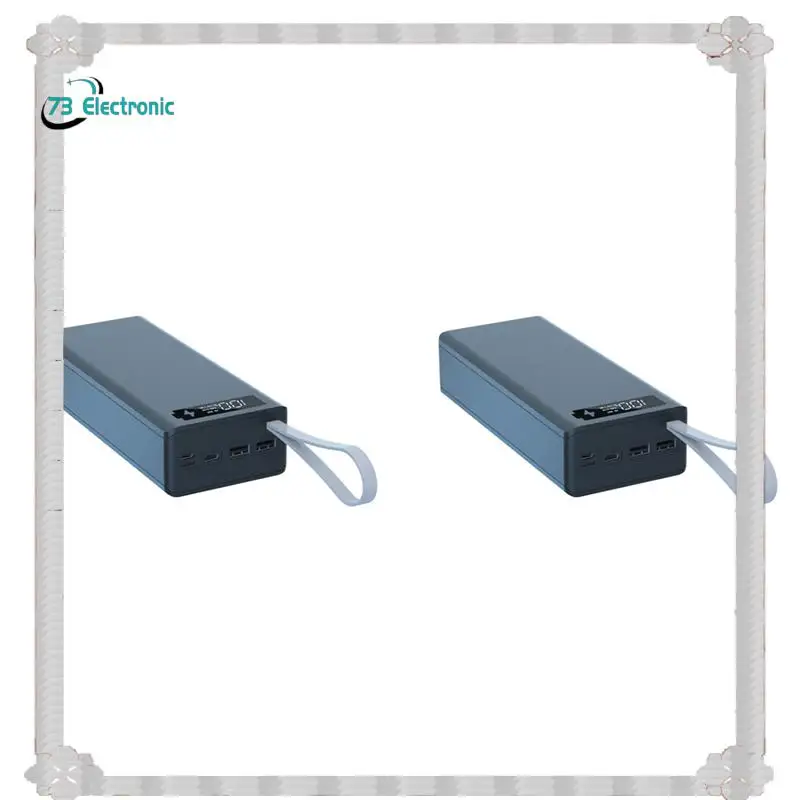 

24-часовая доставка 2X Power Bank Box Зарядное устройство для аккумулятора без аккумулятора Съемный ЖК-дисплей 16X18650 Чехол для аккумулятора, черный