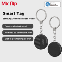 Smart tag Tracker for Keys Luggage bag tag Finder Waterproof GPS Locator Smart Anti-lost Work with Samsung SmartThings APP