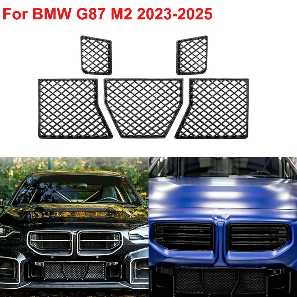 

For BMW G87 M2 Front Bumper Grille Guard 2023-2025 Car Radiator Mesh Protector Bumper Grille Cover Decoration Accessories
