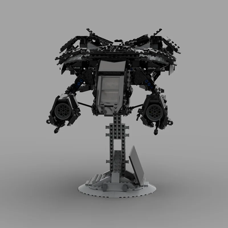 1029pcs MOC Collector Series Dark Knight Rises Model Building Blocks Living Room Decor Desktop Ornament Display Gift For Adults