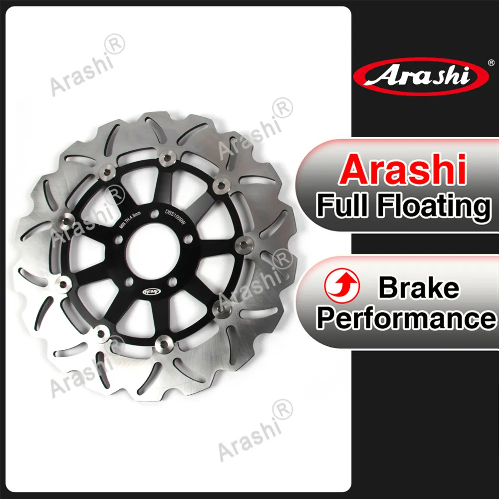 Arashi 1PCS 310mm Motorcycle CNC Floating Front Brake Disk Disc Rotors For KAWASAKI ZXR400 ZXR750 ZXR750R/ NINJA ZX-9R ZZR1100