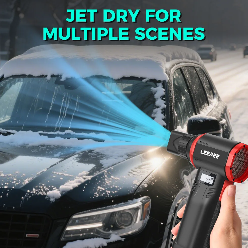 9 التروس سرعة قابل للتعديل منفاخ هواء قوي عالية السرعة يده توربو منفاخ العنيفة مروحة نفاثة تنظيف منفاخ أدوات 600000 دورة في الدقيقة