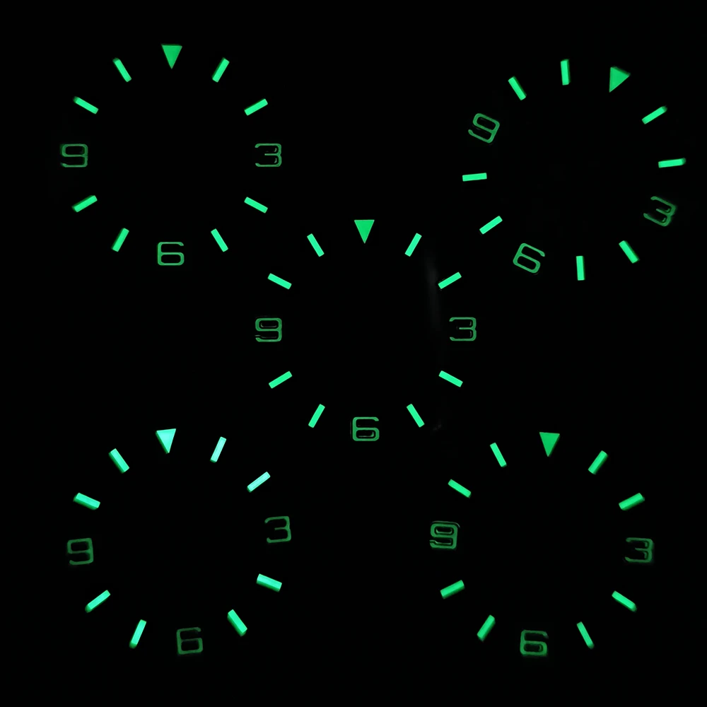 Log Explorer Watch Glow 28.5mm dial, suitable for NH35 movement with 39mm/36mm log case, custom logo