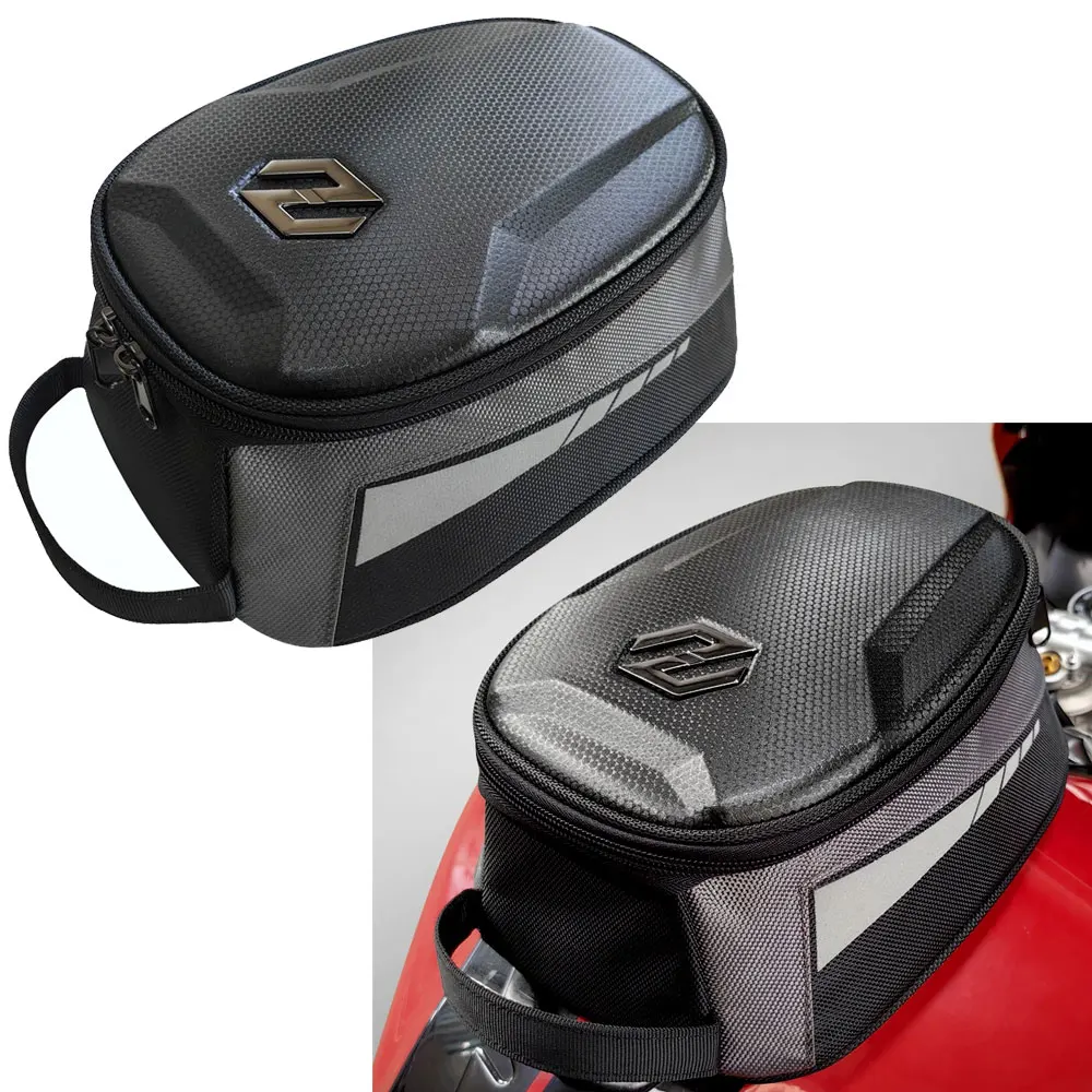

Универсальная магнитная сумка на бак мотоцикла, жесткий чехол из EVA, сумка на топливный бак мотоцикла, 4,5 л, портативная, для карт и телефона