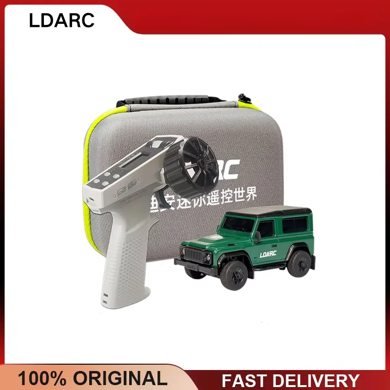 LDARC R01 1/64 Mini RC Crawler RTR 2.4GHz 2WD LED Light 3-Speed 60min Playtime for Kids Adults