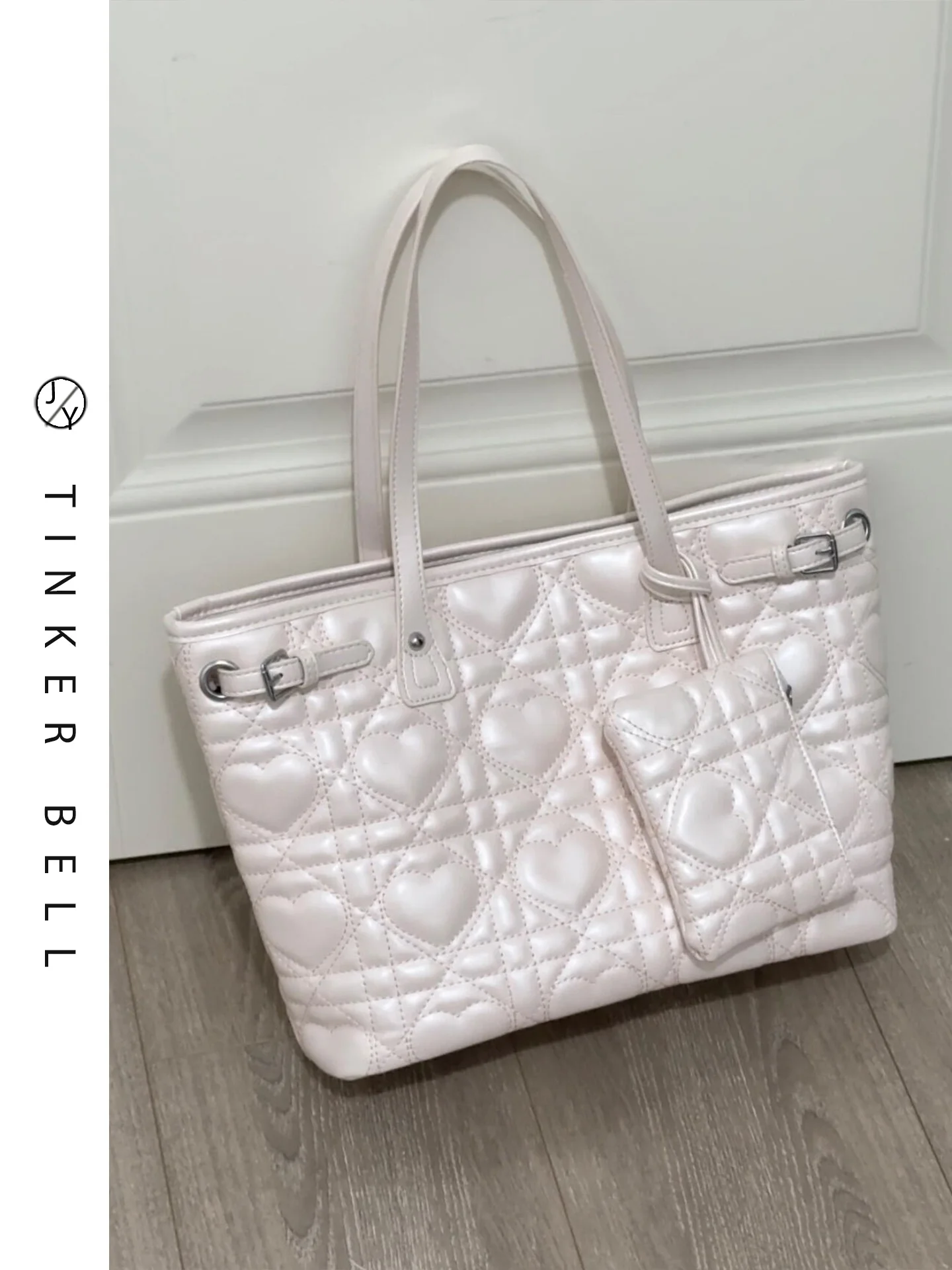 

Женская большая сумка-тоут с ромбовидным узором, большая вместительная сумка на одно плечо, повседневная простая сумка с мягкой ручкой