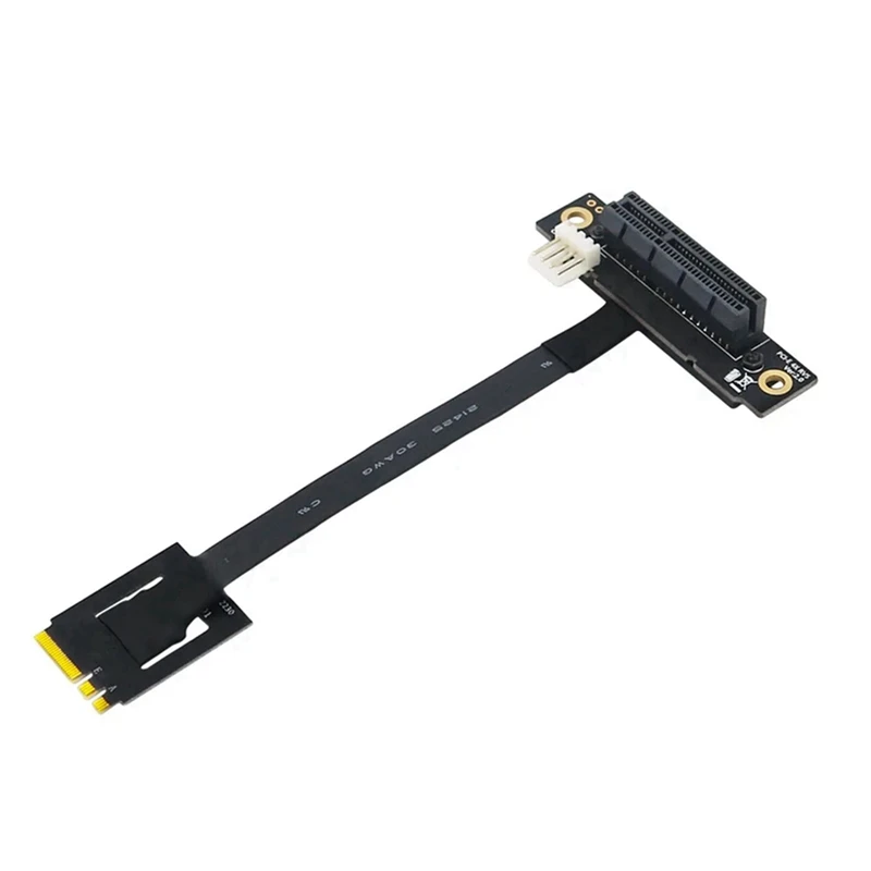 

Hot-A39R-270 Degree M.2 NGFF Dual Key A-E To PCI-E 4X Adapter Convert Cable For PCI-E Tester Extender