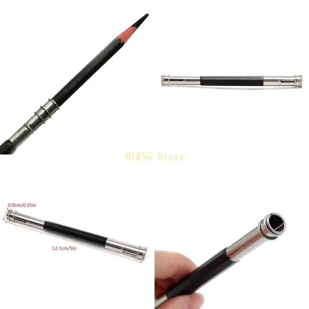 Adjustable Dual for Head Pencil Extender Holder Sketch School Art Writing Tools best sale