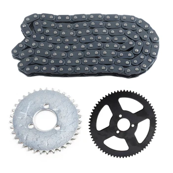 T8F Chain Rear Sprocket 35 44 54 64 74 Tooth 35T 44T 54T 64T 74T Mini Moto ATV Quad Dirt Pit Pocket Bike Cross 47cc 49cc Parts