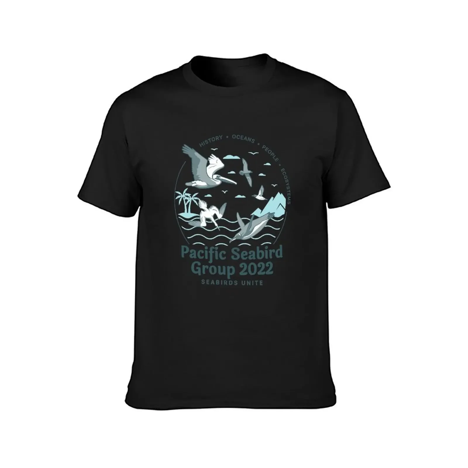 Pacific Seabird Group 2022 Seabirds Unite Classic T-Shirt shirts graphic tees tops Men's cotton t-shirt