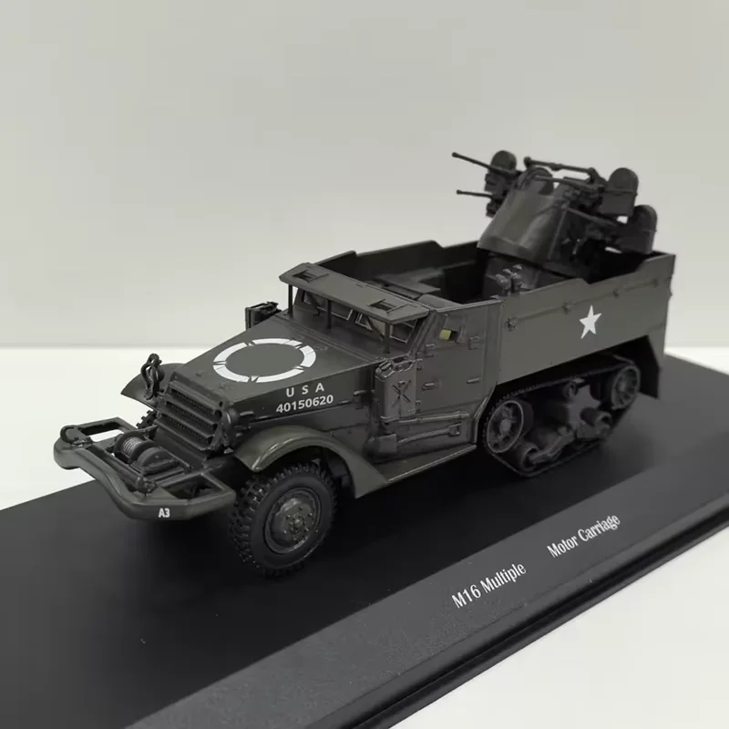 

Модель бронетехники IXO 1/43 M16 MGMC из сплава, статическая коллекционная модель, украшение, праздничный подарок, игрушка — акриловая коробка треснула.